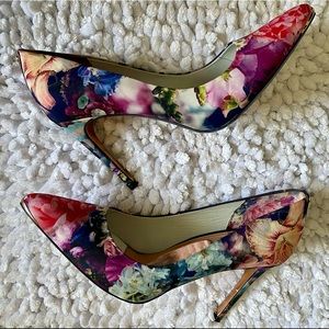 Ted baker floral heels. Worn a few times.